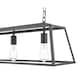 image 2 of Charley 3 Light Matte Black Pendant Bar
