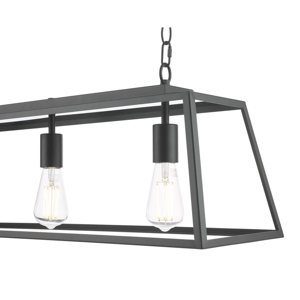 image 1 of Charley 3 Light Matte Black Pendant Bar
