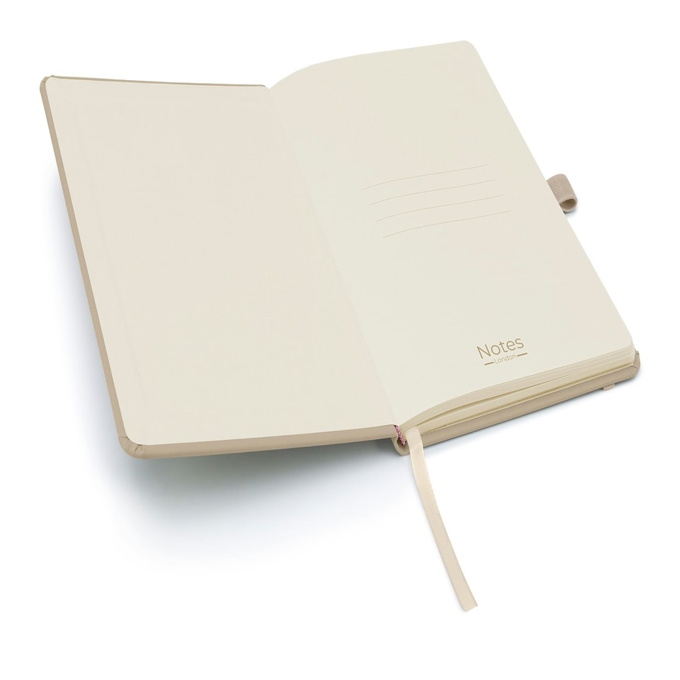 image 1 of Notes London A5 Wilson Lined Page Notebook Pastel Mushroom