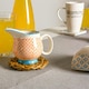 image 5 of Nicola Spring Hand-Printed Milk Jug - 300ml - Orange Orange