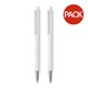 image 1 of MidOcean Orwell Recycled Aluminium Pen Set (Pack of 2) - White - One Size
