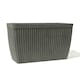 image 1 of Primrose Garden Outdoor Trough Patterned Resin Planter in Artisan Grey 73cm