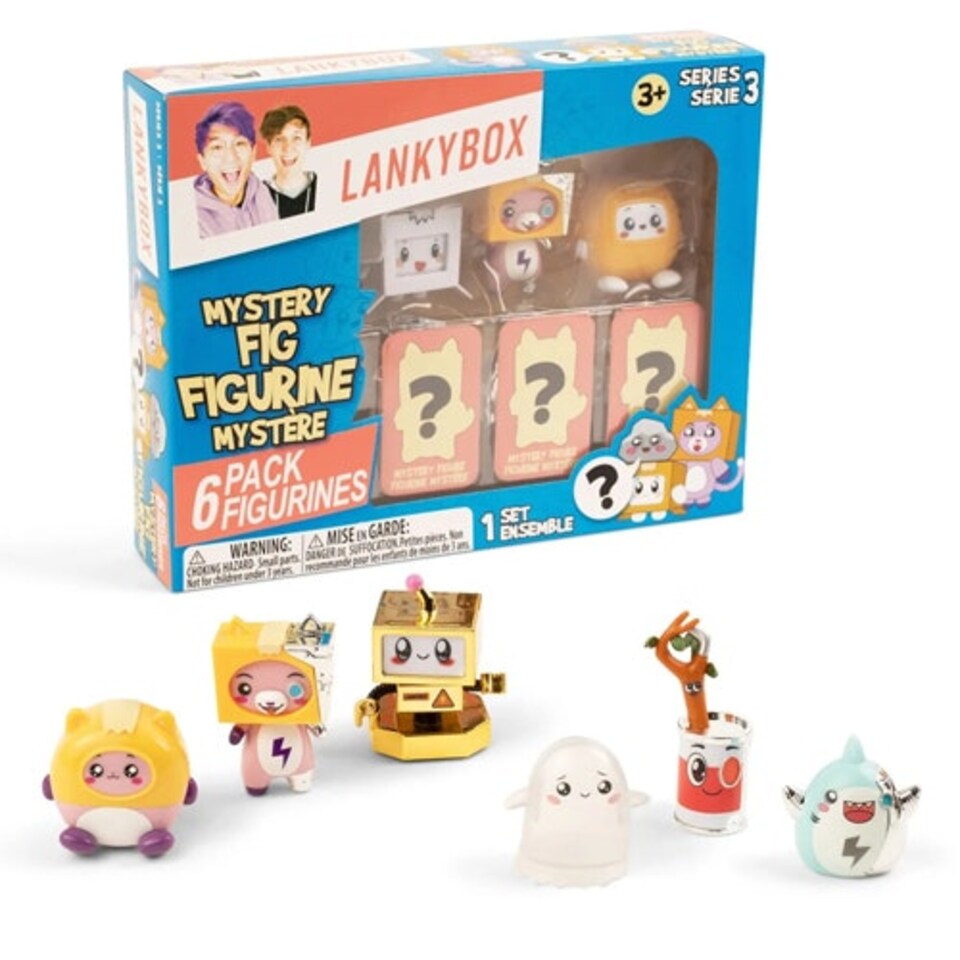 Lankybox Mini Mystery Figures 6-Pack