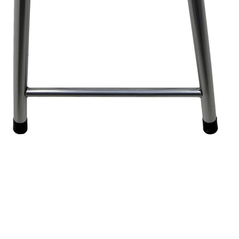 image 1 of Oypla Black Padded Folding Breakfast Kitchen Bar Stool Seat Black