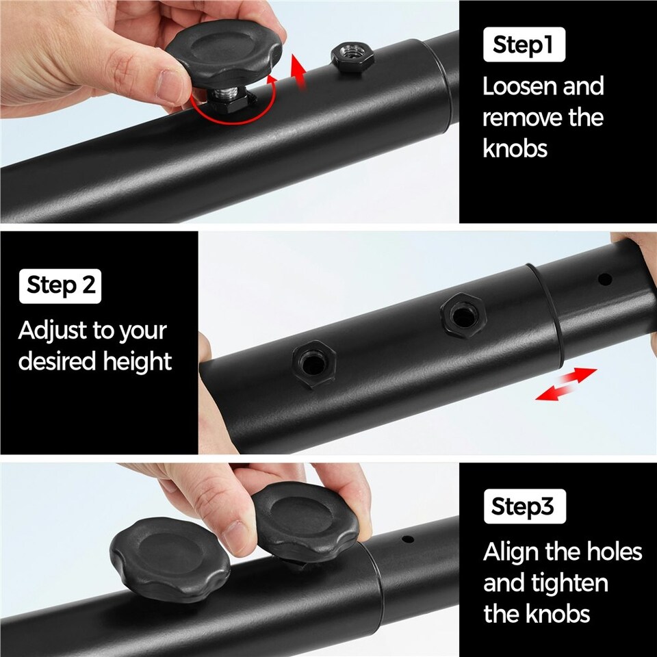 image 1 of Yaheetech PE Backboard Basketball Stand System w/ Wheels Black/White