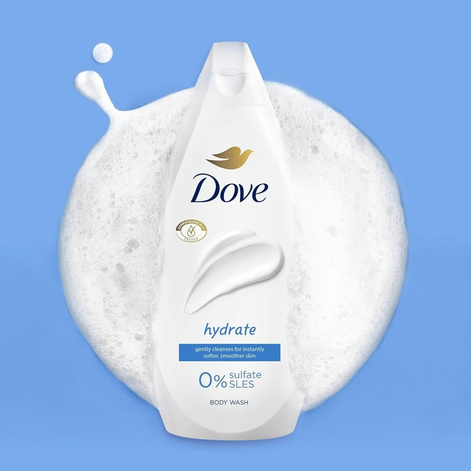 image 1 of Dove Body Wash Collection Gift Set Cleans Smoother Skin Relax 3 Piece