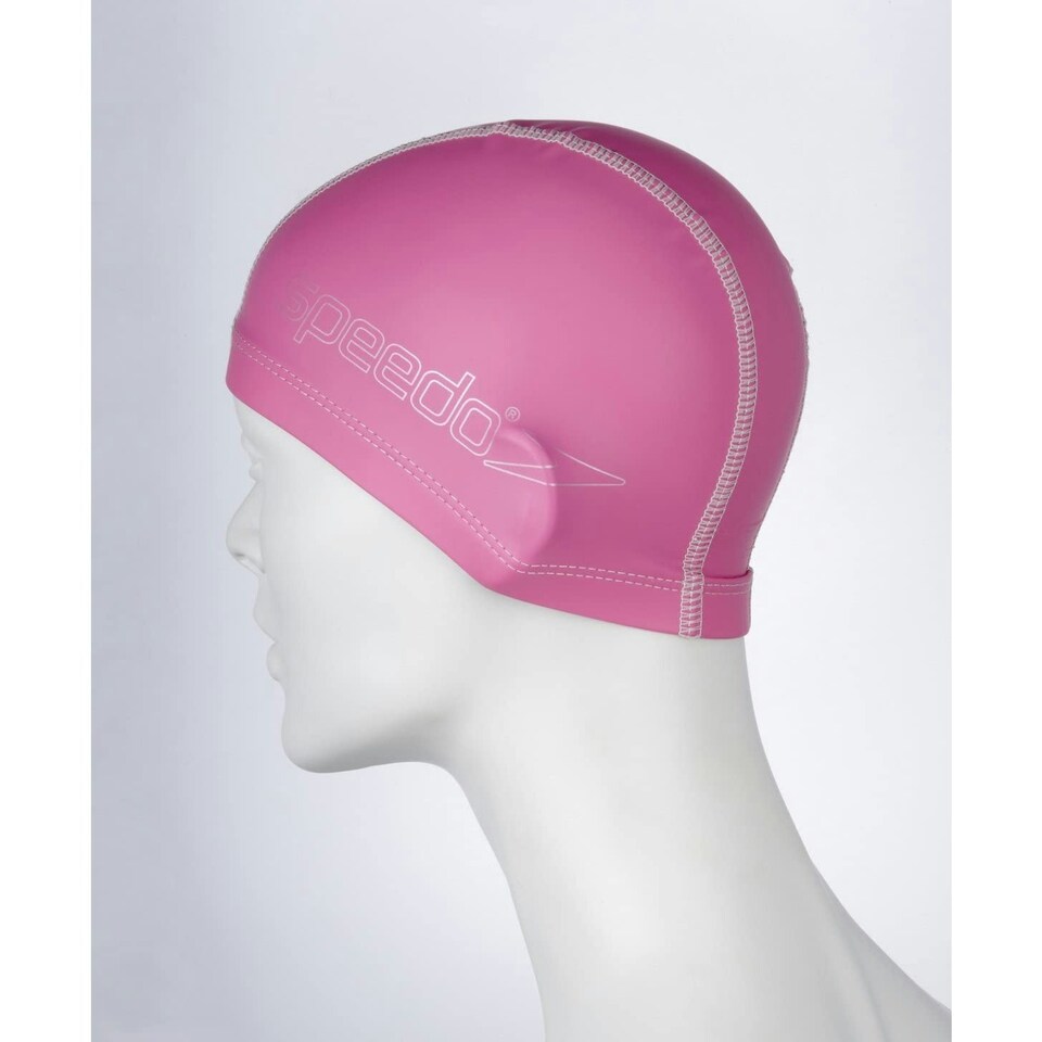 image 1 of Speedo Childrens/Kids Pace Swim Cap - Pink - One Size