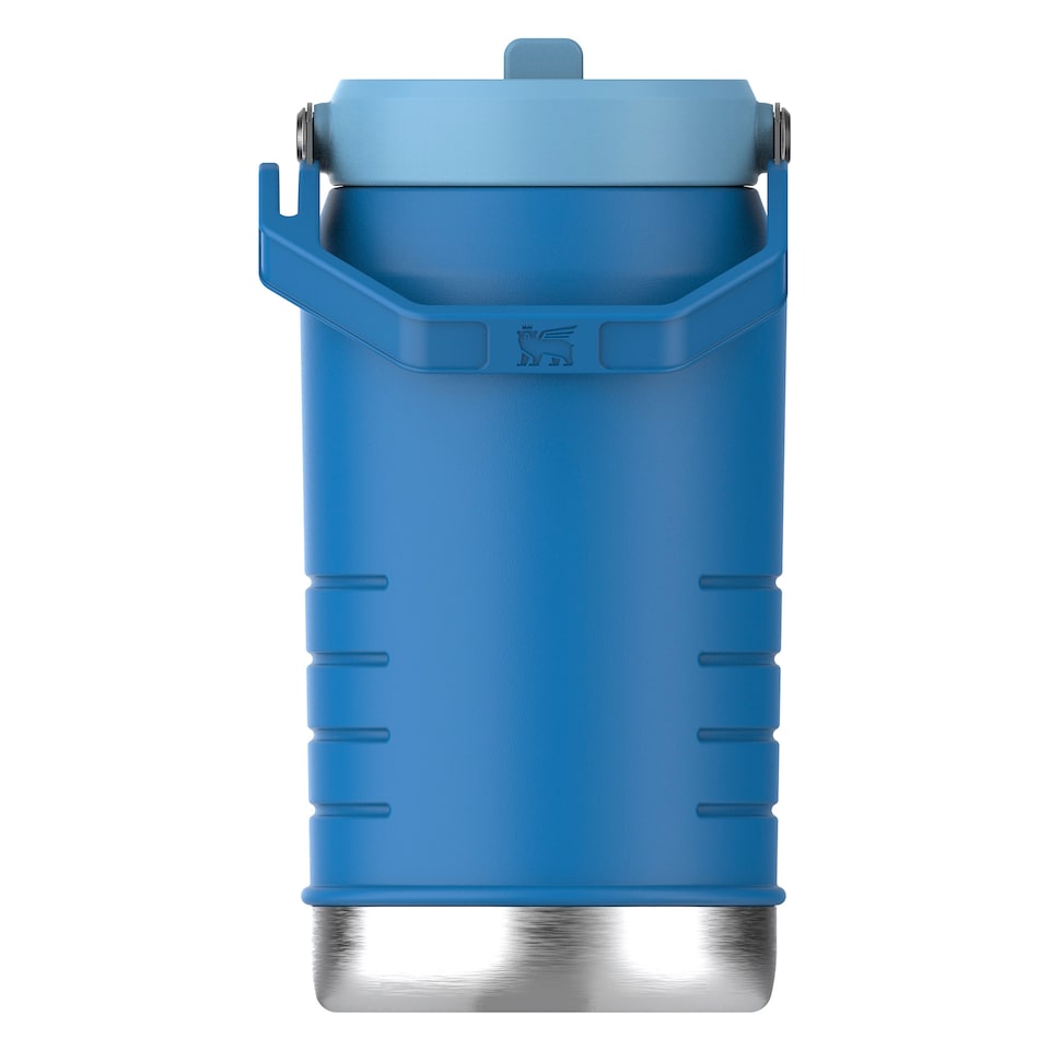 image 1 of IceFlow Flip Straw 2.0 Jug 1.9L Water Bottle | Blue | Blue | Not provided