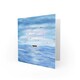 image 2 of Row Boat Bird Sea Scene Art Blank Just to Say Card