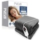 image 1 of Purus Electric Heated Fleece Blanket Throw 160x120cm - Grey