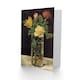 image 2 of Edouard Manet Art Card Roses and Tulips in Vase