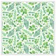 image 1 of Mixed green leaves (Picture Frame) White | L