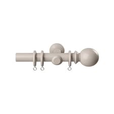 28mm Woodland Grey Curtain Pole Set 250cm | Grey | Grey