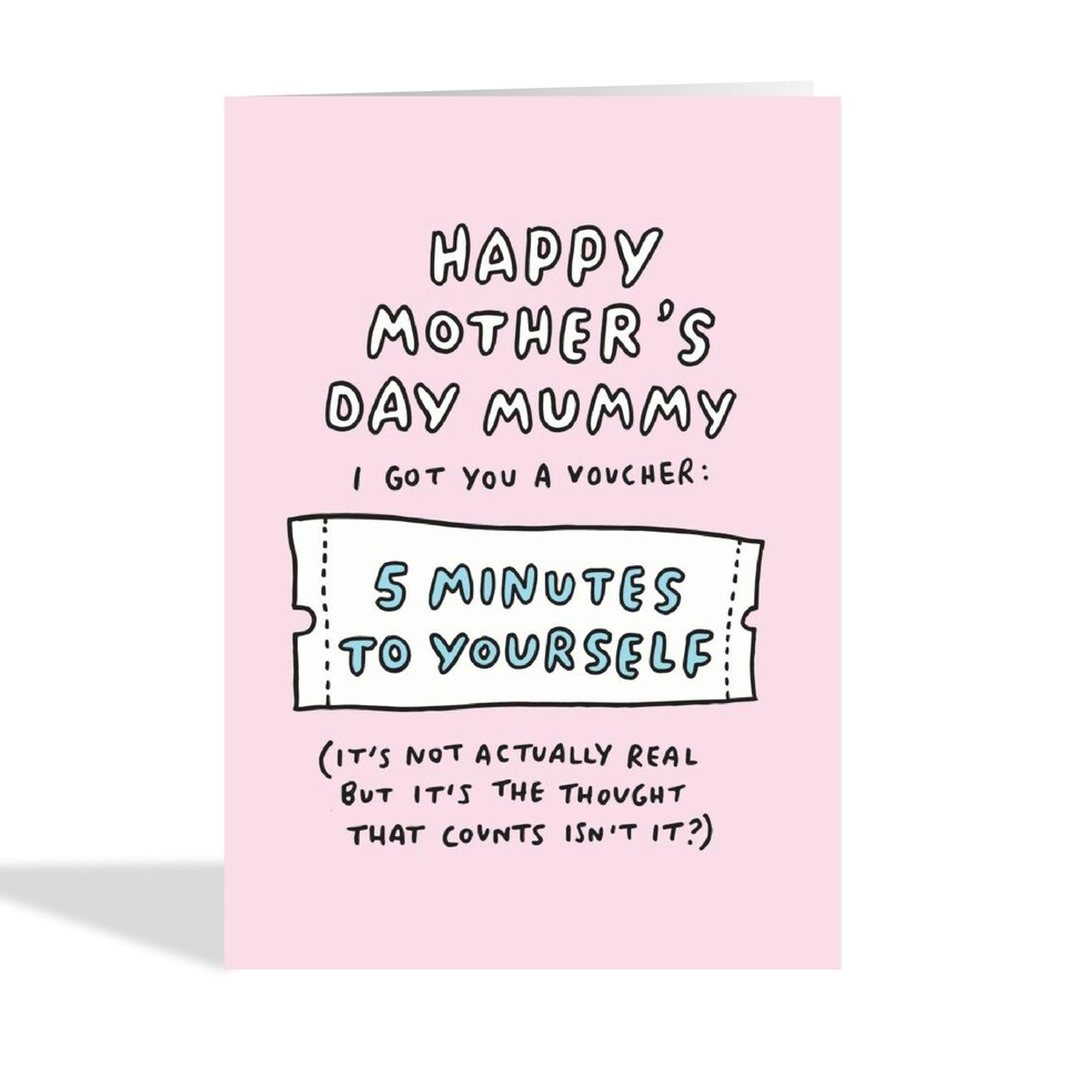 image 1 of Funny Voucher Mother's Day Card For Mum