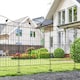 image 2 of Outsunny Garden Decorative Fence 4 Panels 44in x 12ft Steel Wire Border Edging