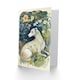 image 2 of Dog Lover Greyhound With Flower Pattern Fur Coat Floral Greeting Card
