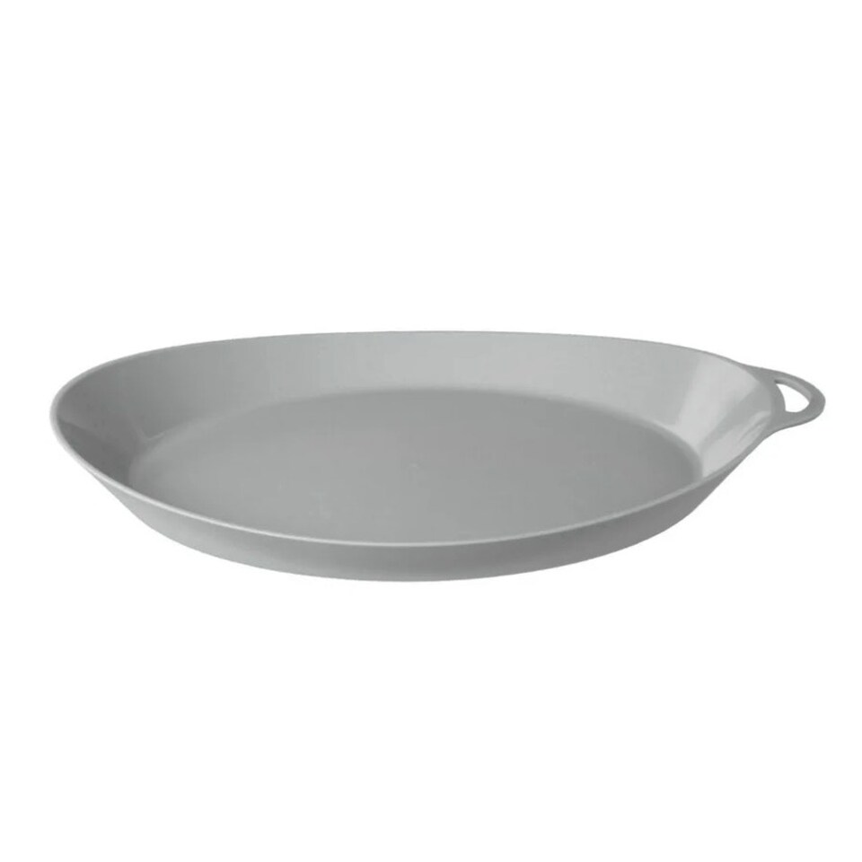 image 1 of Lifeventure Ellipse Camping Plate - Light | Grey
