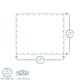 image 2 of Blackspur Waterproof Tarpaulin - 4ft x 6ft - Blue