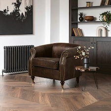 Grey Leather Winged Armchair,Wingback Ocassional Chair,Accent Chair,Upholstered Chair With Stud Detail Grey