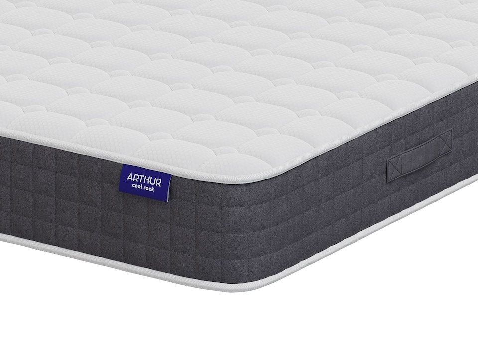 image 1 of Arthur Sleep Cool Rock Extra Firm Hybrid Mattress - Single | White | Single