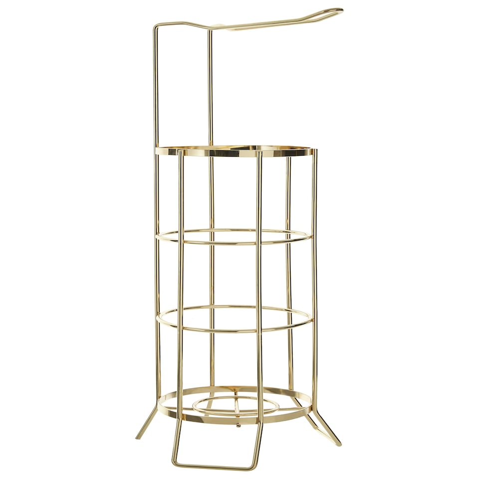 image 1 of Linnea Gold Toilet Roll Holder