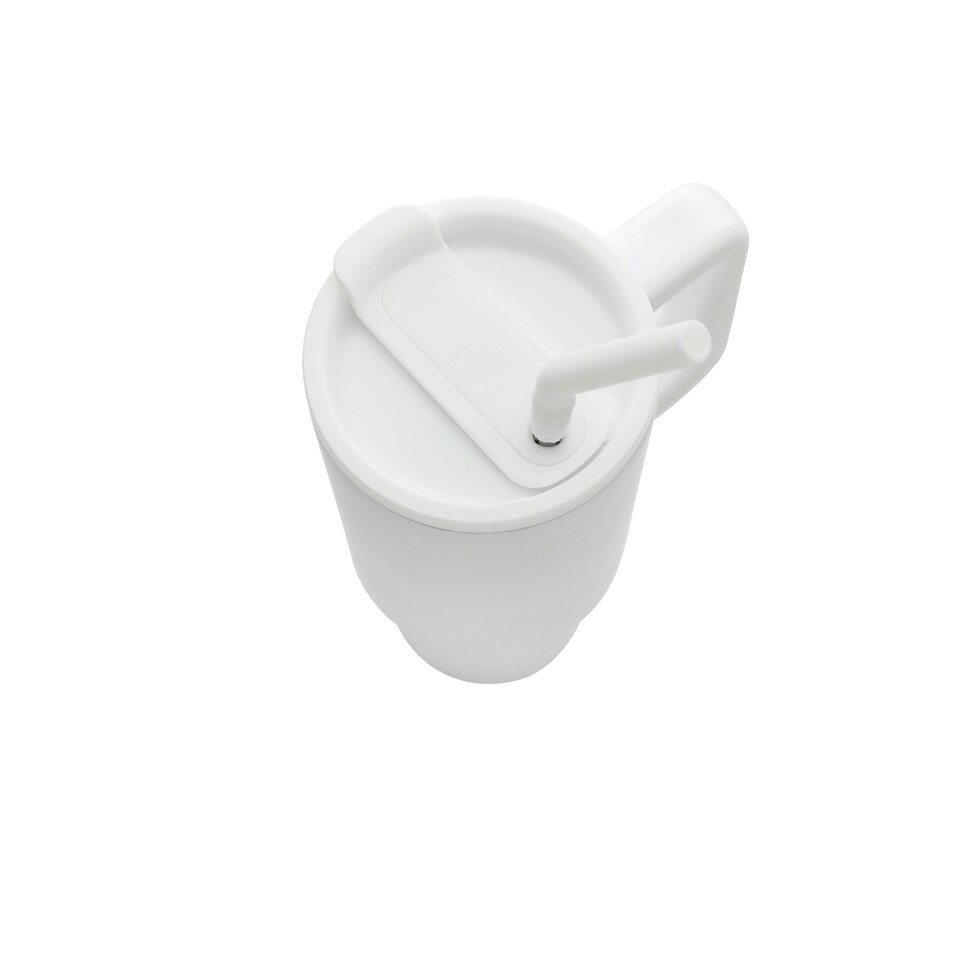 image 1 of XD Collection Embrace Deluxe Recycled Stainless Steel 900ml Tumbler - White - One Size