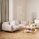 image 7 of Westham Set of 2 x 3 Seater Sofas in Fay Beige Fabric