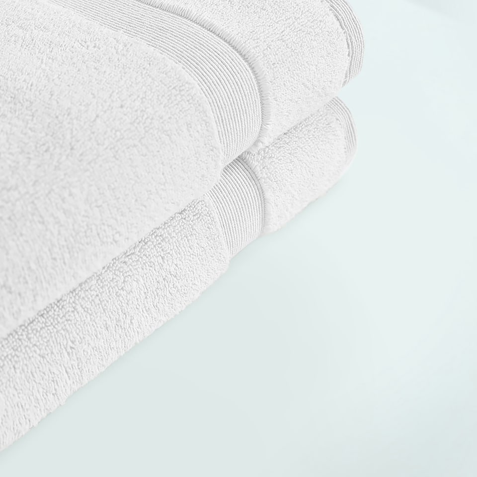 image 1 of Martex 100% Cotton, 750gsm Hand Towel (Pack of 2) - White | White | White | Hand towel