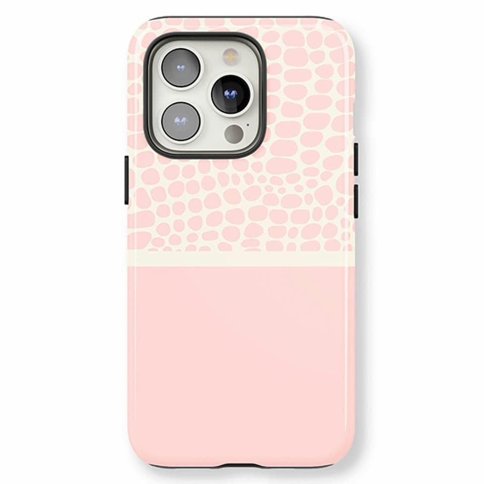 image 1 of Pink Pebble Phone Case | Pink | iPhone 15
Slim | iPhone 15
Slim