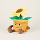 image 3 of Warmies Plush Yellow Flower Pot Microwavable LARGE