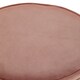 image 5 of Interiors by Premier Pink Velvet Round Footstool, Ottoman Small Footstool with Soft Upholstery, Velvet Pouffe for Home