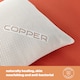 image 4 of Silentnight Wellbeing Collection Copper Infused Bed Pillow, Anti Bacterial and Rejuvenating