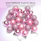 image 4 of 30mm/24Pcs Christmas Baubles Shatterproof Pink,Tree Decorations