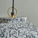 image 2 of ValueLights Contemporary Grey White Fractal Textured Ceiling Pendant Light Fitting