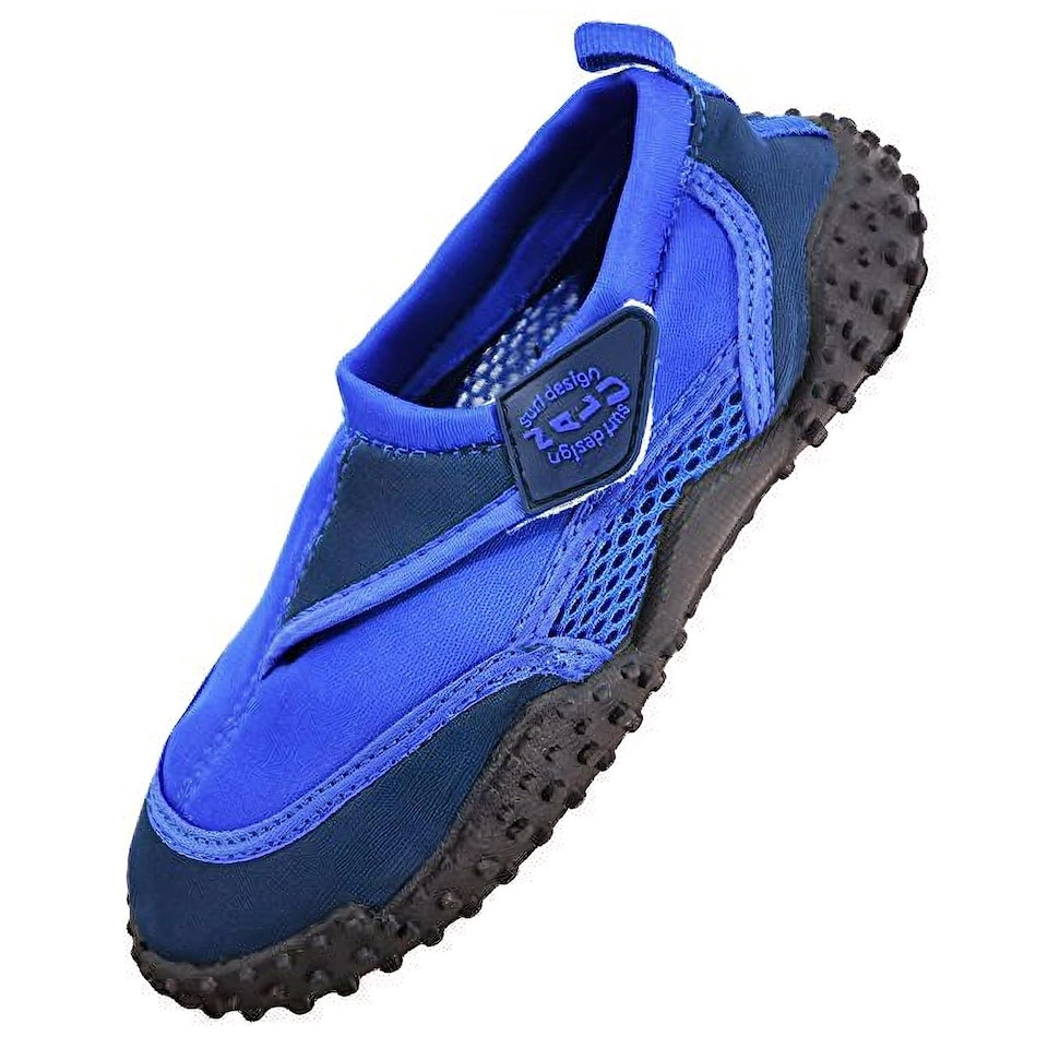 image 1 of GEEZY Aqua Water Shoes, Unisex, Beach Surfing Holidays - Blue, UK Adult 6