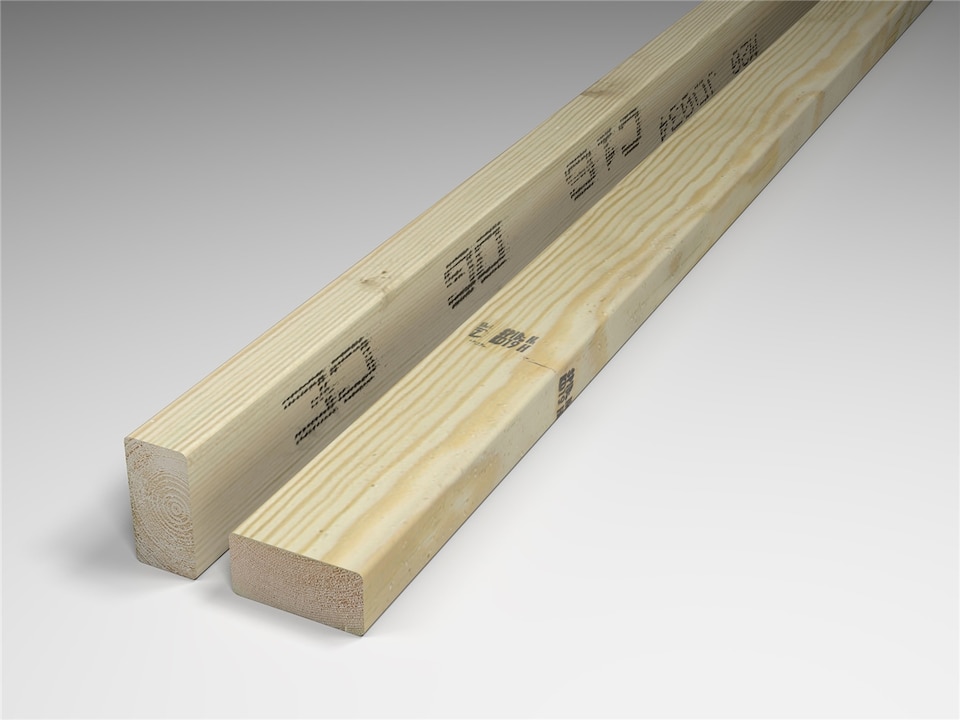 image 1 of eDecks Premium Decking Frame Kit, Pressure Treated Timber - 2.4 x 2.4m