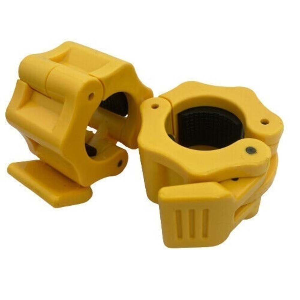 image 1 of Quick Release Barbell Collars 1" 25mm Lock Jaw Clamps