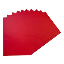 Pack of 100 A4 Coloured Paper 75gsm Sheets Red | Dark Red | A4
