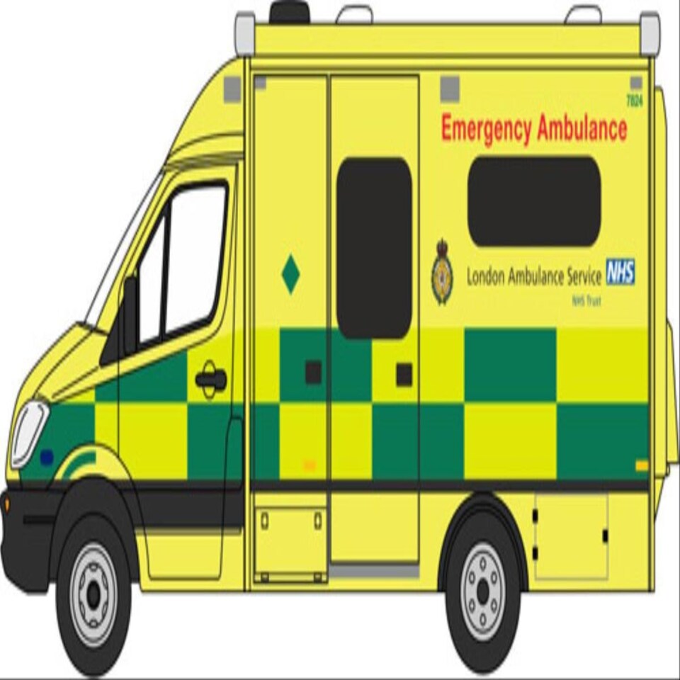 image 1 of Oxford Diecast Mercedes Ambulance London