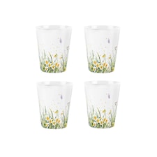 Spring Daffodils Ceramic Egg Cups - Set of 4