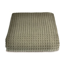 Waffle Throw Blanket 175 x 225cm - Khaki