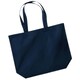 image 1 of Westford Mill Organic Premium Cotton Maxi Tote - French Navy - One Size Blue
