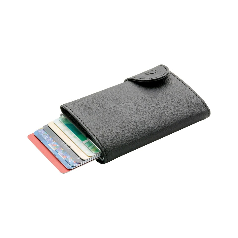 image 1 of C-Secure RFID Wallet and Card Holder Set - Black - One Size