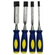 image 2 of 4pc Chisel Carving Wood Work Carpentry Bevel Edge Edged Chisels Woodworking