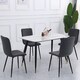 image 2 of Living and Home Set of 4 Modern Urban Style Armless Dining Chairs