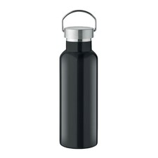 MidOcean Florence Double-Walled 500ml Bottle - Black - One Size Black | One Size