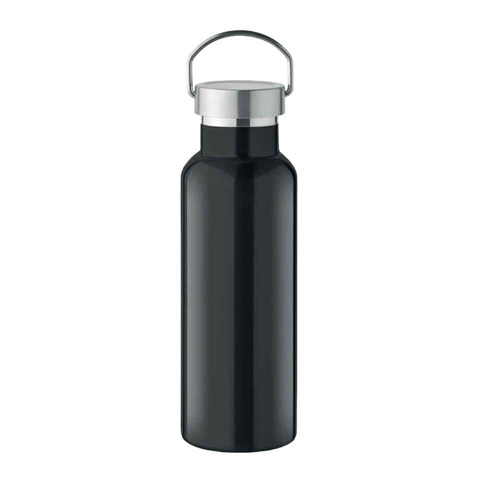 image 1 of MidOcean Florence Double-Walled 500ml Bottle - Black - One Size Black | One Size