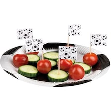 Football Flag Picks 6cm - Pack of 24