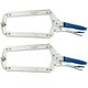image 1 of 18" Welding Locking C Clamps Adjustable Fastener with Quick Release Grip 2 Pack