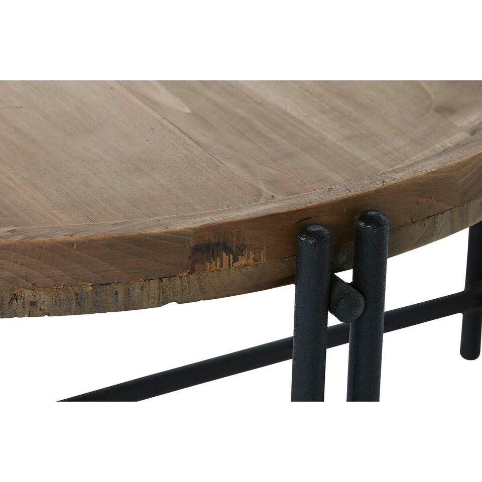 image 1 of Centre Table Home ESPRIT Wood Metal 90 x 90 x 45 cm